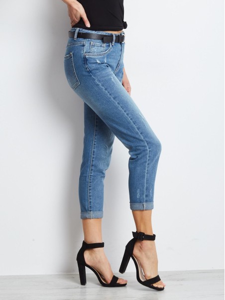Spodnie jeans-JMP-SP-6889.58P-niebieski