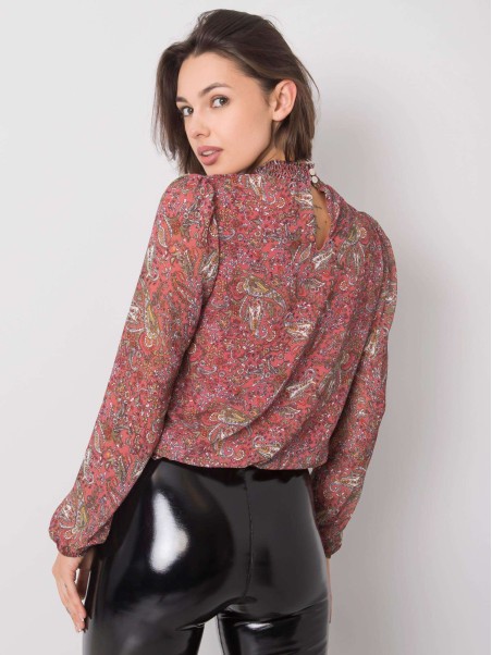 Bluzka-D50039F11031A-ciemny różowy