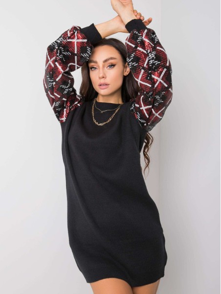 Sukienka-HM-SK-C9007.19-czarny