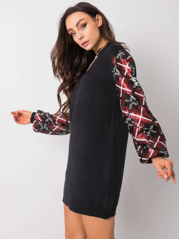 Sukienka-HM-SK-C9007.19-czarny