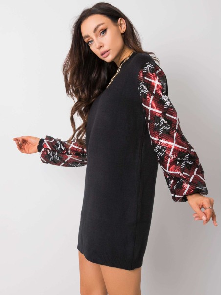 Sukienka-HM-SK-C9007.19-czarny