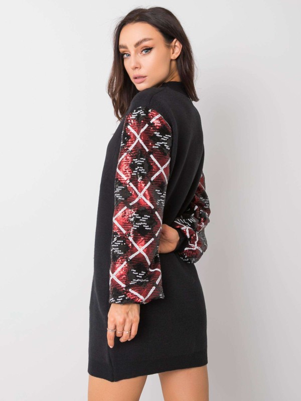 Sukienka-HM-SK-C9007.19-czarny