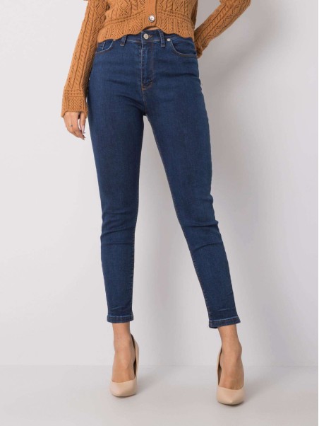 Spodnie jeans-320-SP-2614.05P-ciemny niebieski