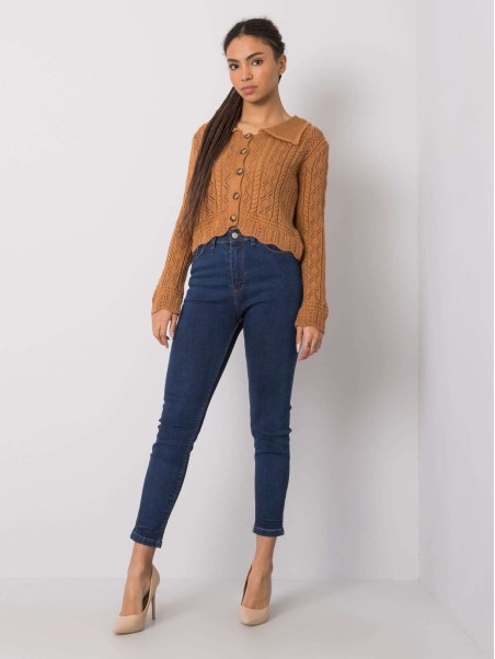 Spodnie jeans-320-SP-2614.05P-ciemny niebieski