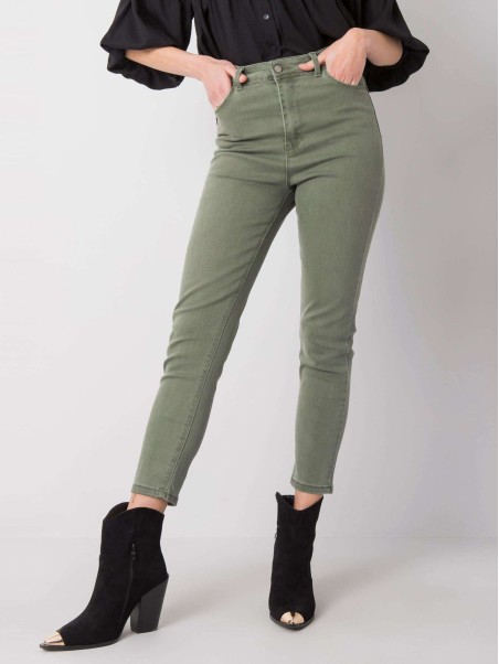 Spodnie jeans-319-SP-6056.43-khaki
