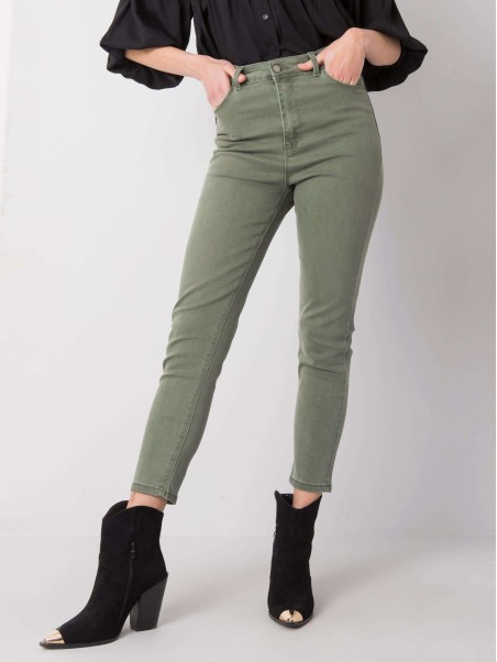 Spodnie jeans-319-SP-6056.43-khaki