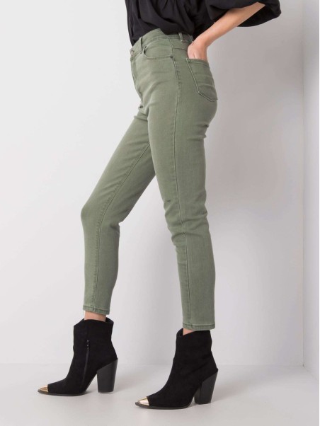 Spodnie jeans-319-SP-6056.43-khaki