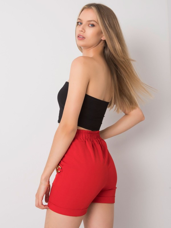 Szorty-DHJ-SN-13260.38P-czerwony 2