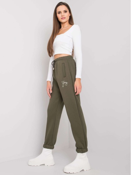 Spodnie dresowe-RV-DR-7275.24P-khaki