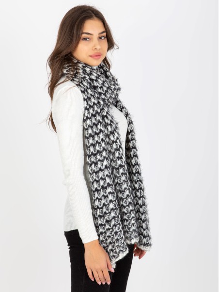 Szalik-AT-SZ-3710.88-biało-czarny