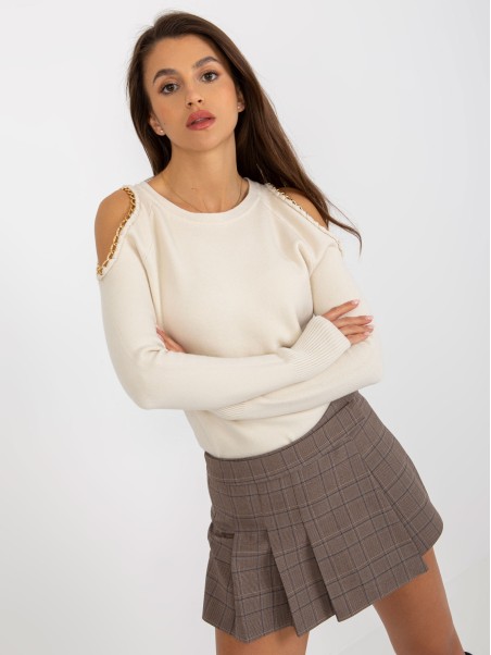 Sweter-EM-SW-J51835.60P-jasny beżowy