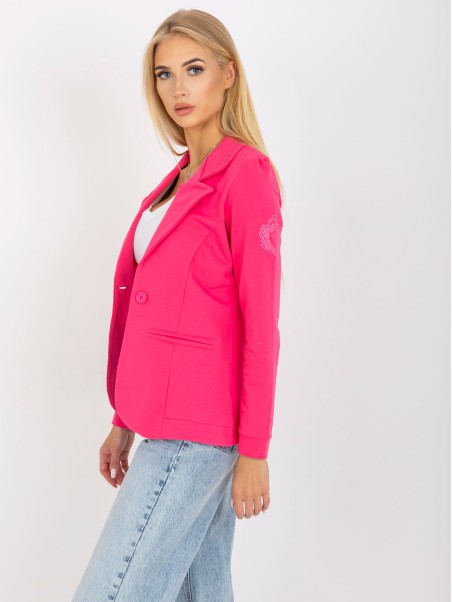 Švarkas-TW-ZT-OB034.12-fluoro rožinė