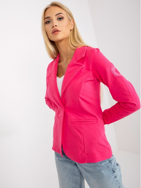 Švarkas-TW-ZT-OB034.12-fluoro rožinė