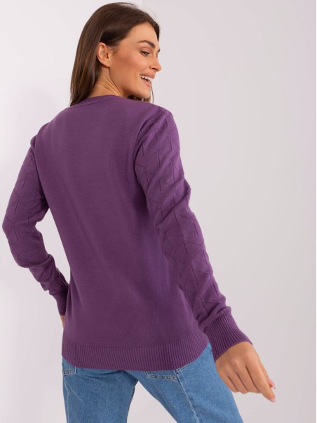 Sweter-AT-SW-232901.25X-fioletowy
