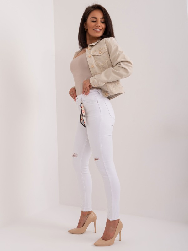 Spodnie jeans-PM-SP-J1273-1.68-biały