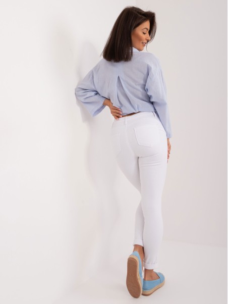 Spodnie jeans-PM-SP-J1286-1.70-biały