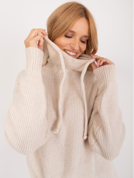 Sweter-BA-SW-0593.22-jasny beżowy