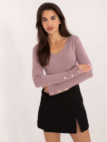 Sweter-AT-SW-2334.49-fioletowy