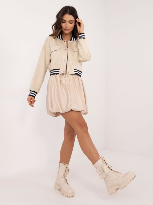 Spódnica-DHJ-SD-19865.45-beżowy 2