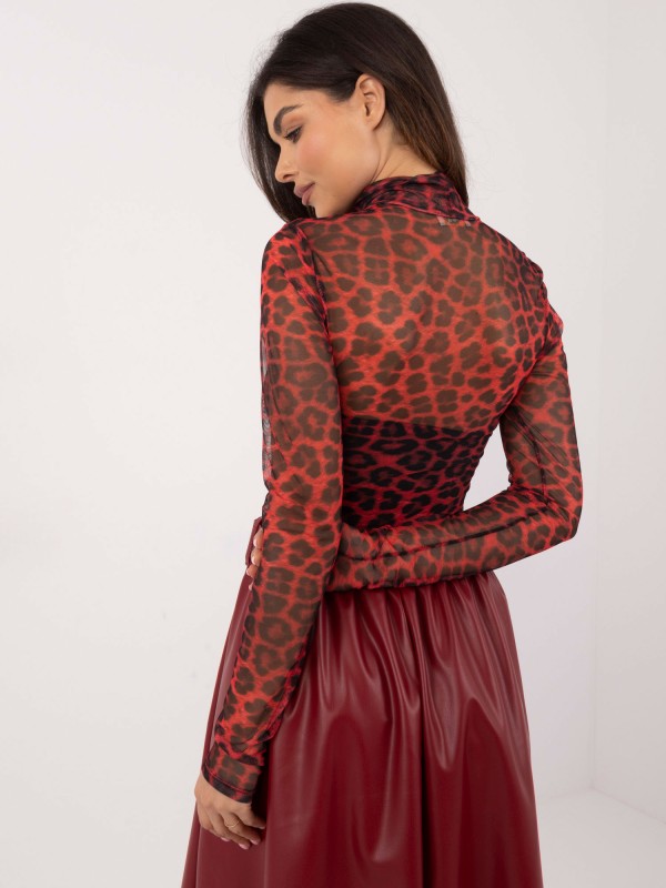 Bluzka-DHJ-BZ-18275-1.66-czerwony 2