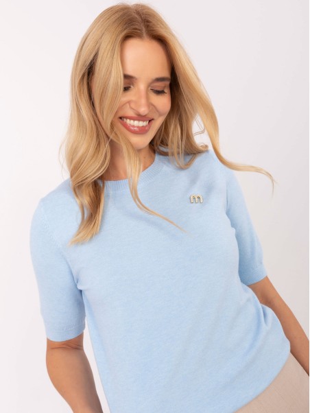 Sweter-PM-SW-Y2508.33-jasny niebieski