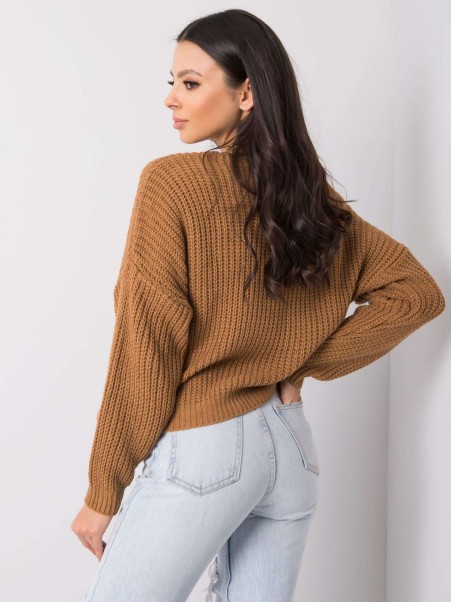 Sweter-D93039F90760B-jasny brązowy