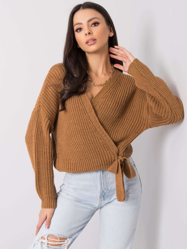 Sweter-D93039F90760B-jasny brązowy
