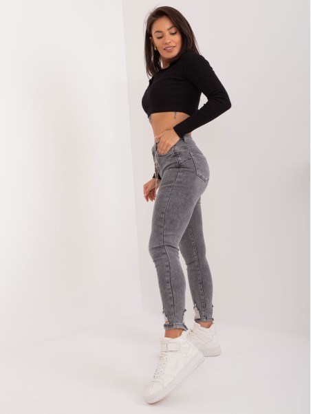 Spodnie jeans-PM-SP-J1323-11.28X-ciemny szary