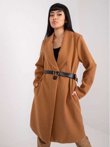 Płaszcz-DHJ-PL-2861.91-camelowy