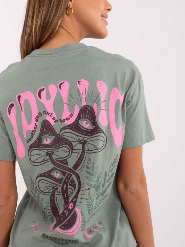 T-shirt-D12022AC02645H-pistacjowy