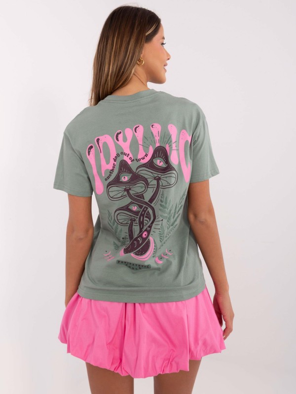 T-shirt-D12022AC02645H-pistacjowy