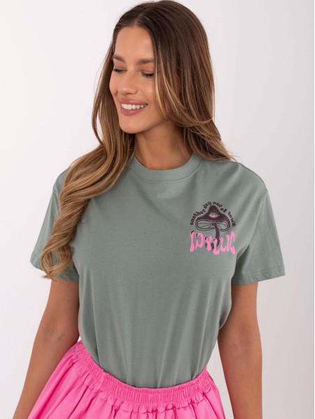 T-shirt-D12022AC02645H-pistacjowy