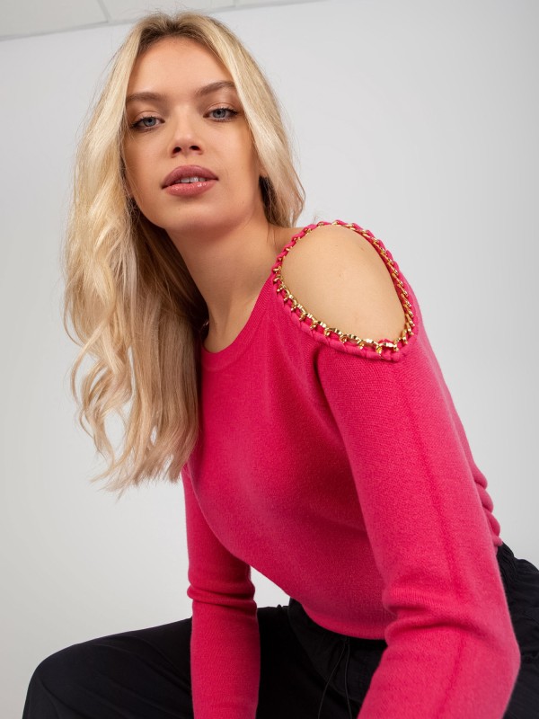 Sweter-EM-SW-J51835.60P-fuksjowy