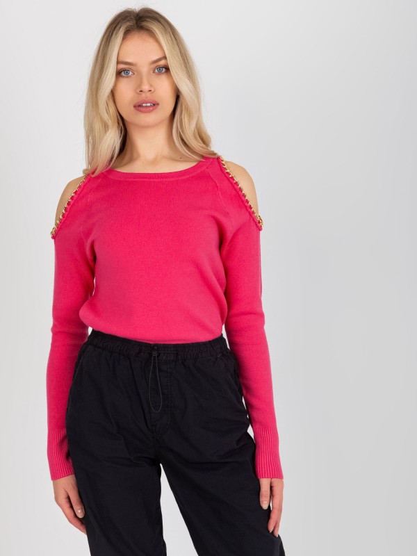 Sweter-EM-SW-J51835.60P-fuksjowy