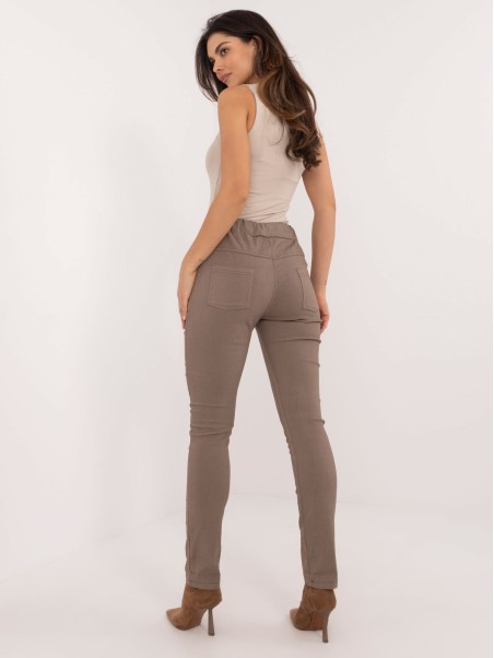 Spodnie-DHJ-SP-21258.32-ciemny bezowy