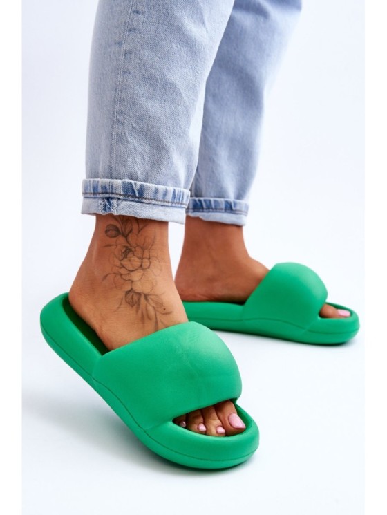 Moteriškos lengvos putplasčio šlepetės Green Milton 2