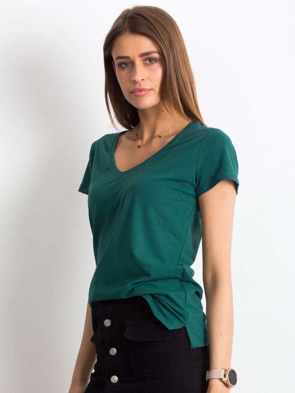 T-shirt-RV-TS-4837.36P-ciemny zielony