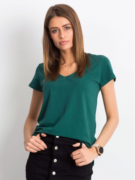 T-shirt-RV-TS-4837.36P-ciemny zielony