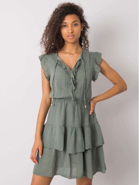 Sukienka-TW-SK-BI-26594.36P-khaki