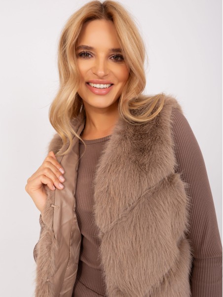 Kamizelka-AT-KZ-2349.00P-ciemny bezowy