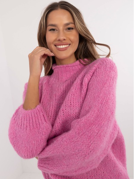Sweter-MI-SW-1311.31-różowy