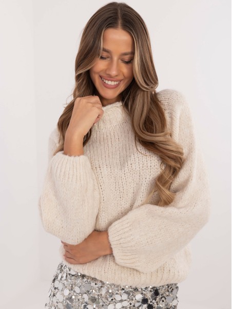 Sweter-MI-SW-1311.31-jasny beżowy