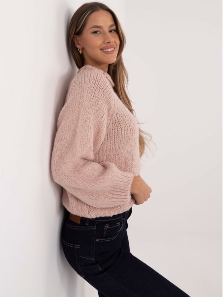 Sweter-MI-SW-1311.31-jasny różowy