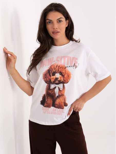 T-shirt-D12083AI02799A-biało-różowy
