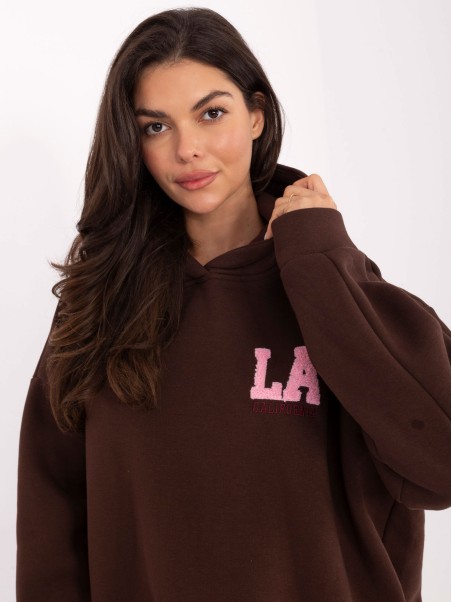 Bluza-IT-BL-H2492.66-ciemny brązowy