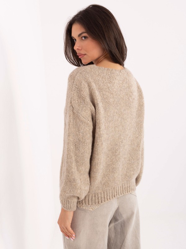 Sweter-MI-SW-0309.89-beżowy