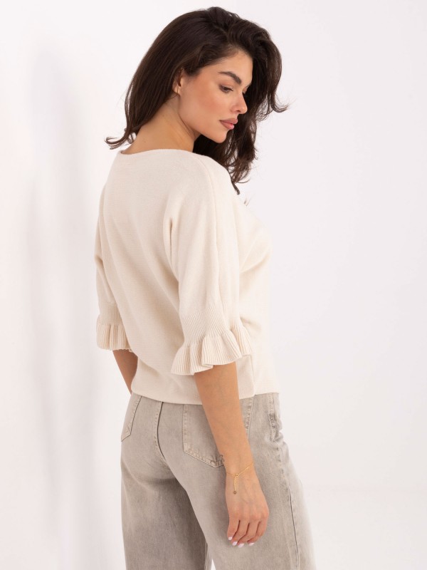 Sweter-IT-SW-99244.65-jasny beżowy 2