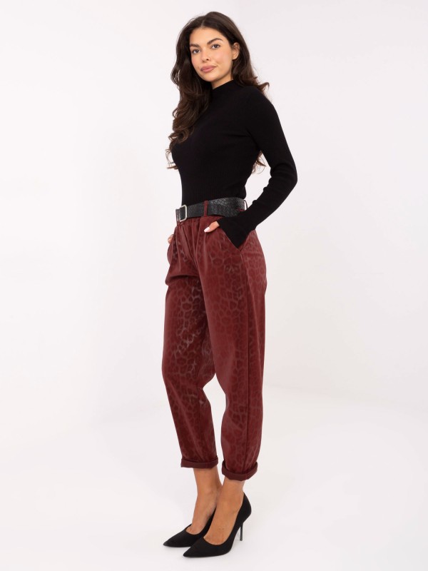 Spodnie-IT-SP-242976.29P-bordowy 2