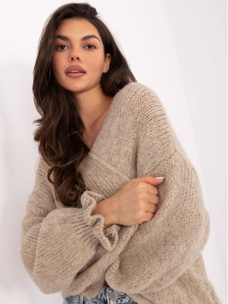 Megztinis-MI-SW-0904.82-smėlinės spalvos