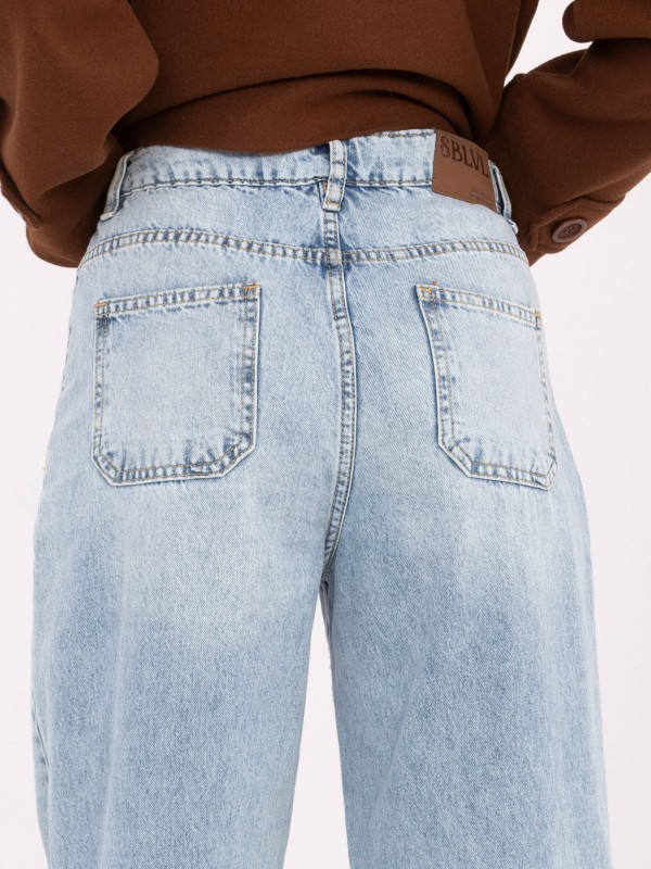 Kelnės-D80018BB62456L191-šviesiai mėlynos